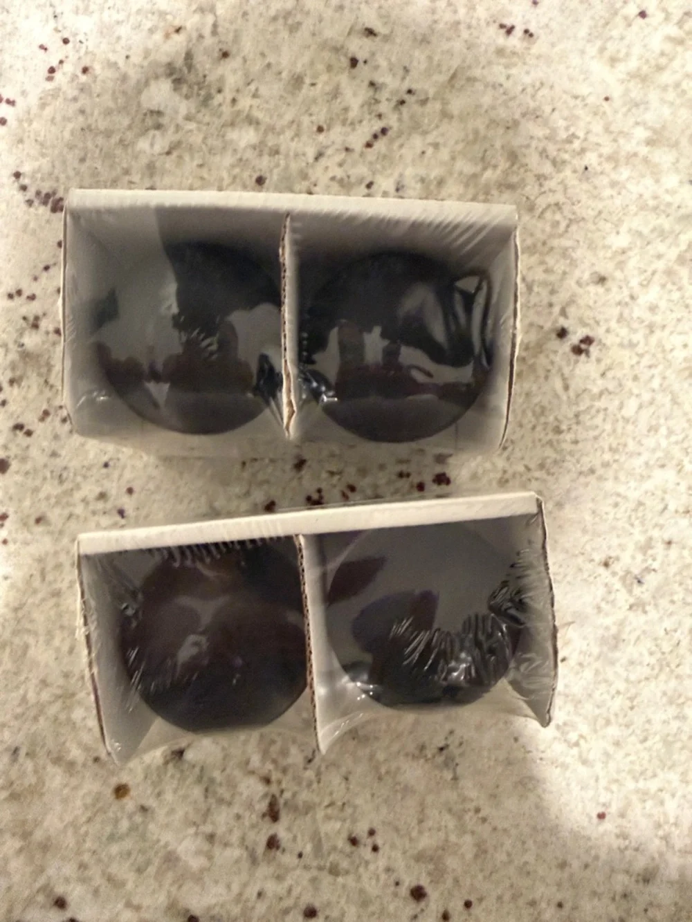 IKEA Befogad Black Round Finials Set of 4